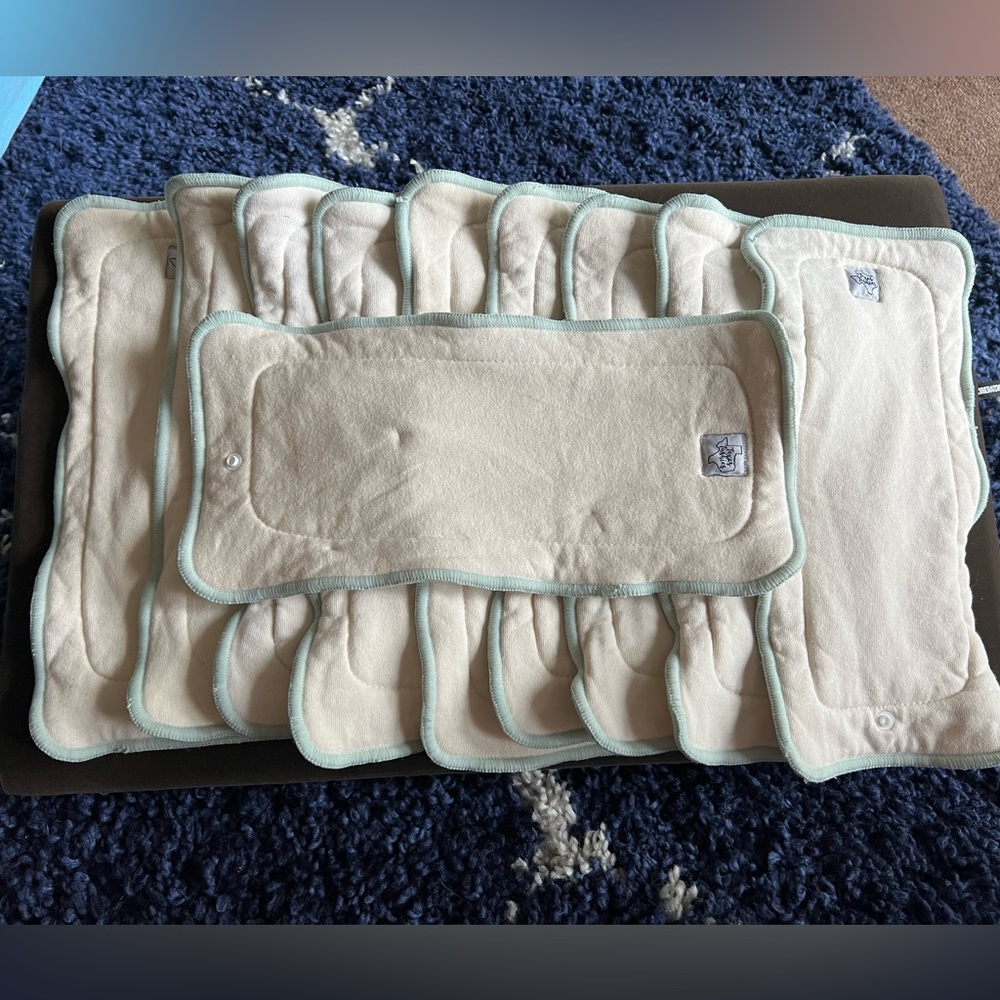 Texas Tushies XL 6-Layer hemp/cotton/bamboo Diaper Inserts